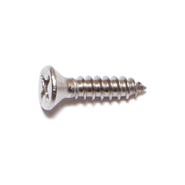 Midwest Fastener Sheet Metal Screw, #6 x 5/8 in, 18-8 Stainless Steel Flat Head Phillips Drive, 30 PK 35872 - main
